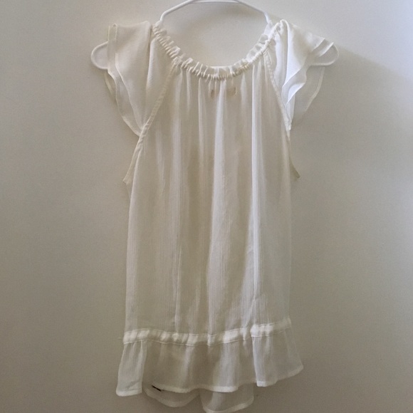 Sheer white blouse - Picture 2 of 3