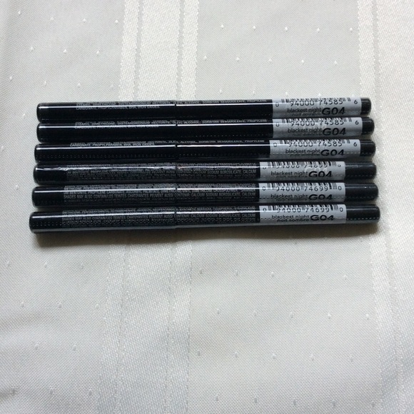 6 Glimmersticks by Avon Waterproof Black