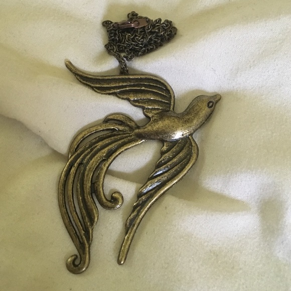 Bronze Bird Necklace