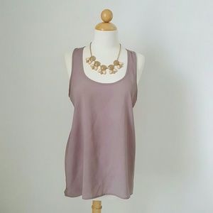 Taupe Racer Back Tank