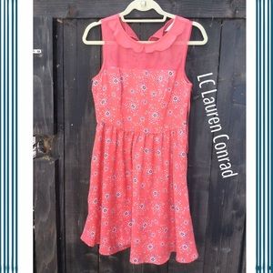 Coral spring Lauren Conrad dress