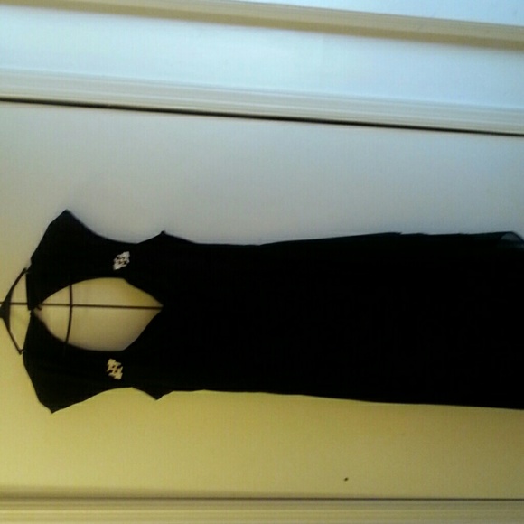Black evening dress