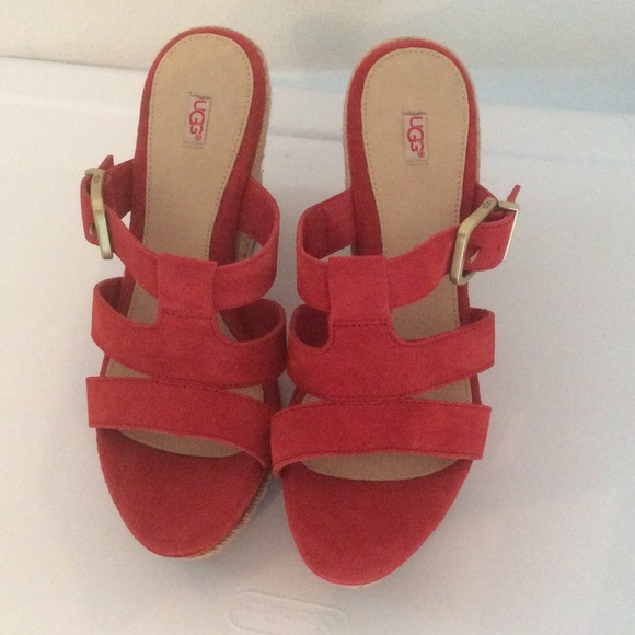 🆕UGG Australia Hedy Wedge Sandals - Picture 2 of 4