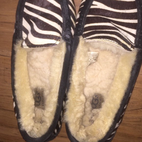 UGG zebra moccasins