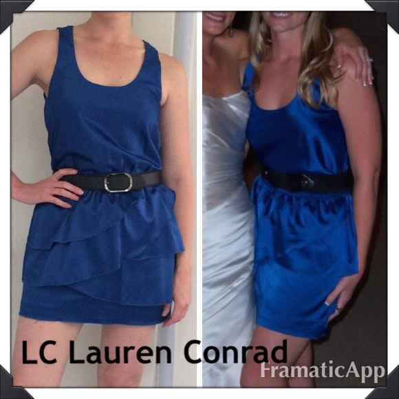 Royal Blue cocktail dress Lauren Conrad