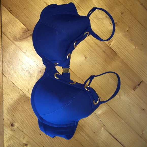 Blue Bathing Suit Top