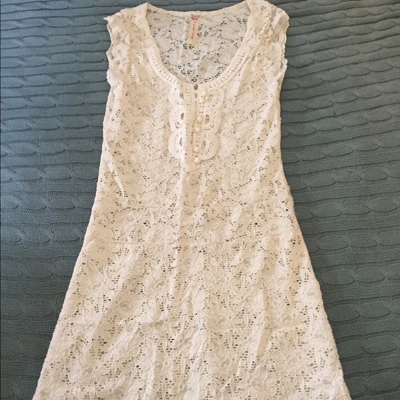 Cream Lace Dress