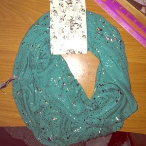 Turquoise scarf