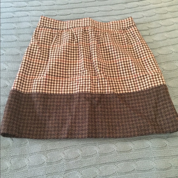J Crew Brown Skirt