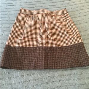 J Crew Brown Skirt