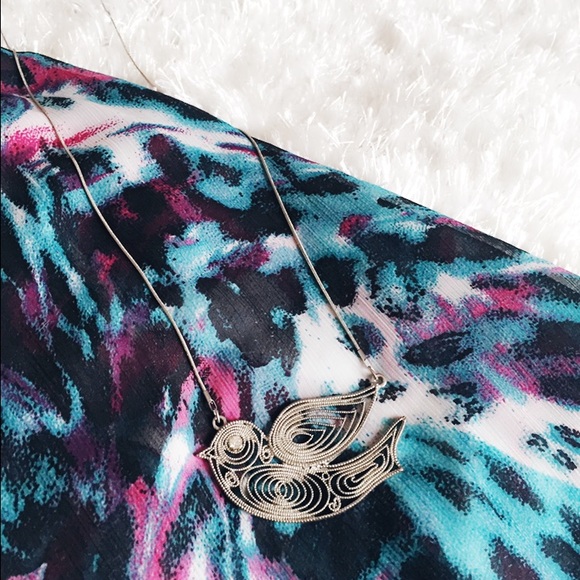 Necklace in a Bird Design