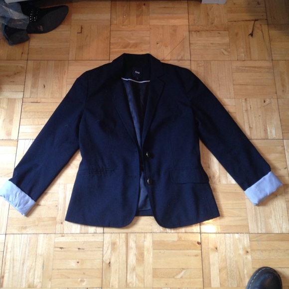 Navy basic blazer