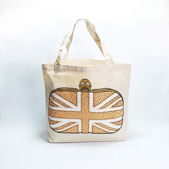 My Other Bag Elizabeth Jeweled Tote - Gold - Picture 1 of 6