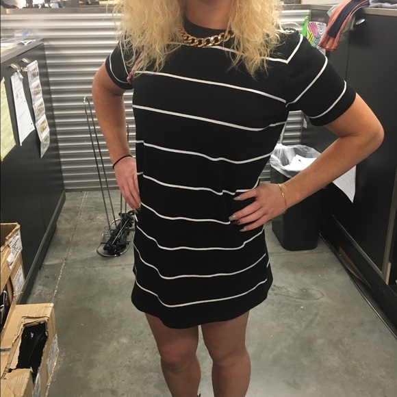 ✨SOLD✨Brandy Melville Striped T-Shirt Dress
