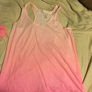 Pink ombré tank