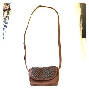 I bought a new brown cross body bag!