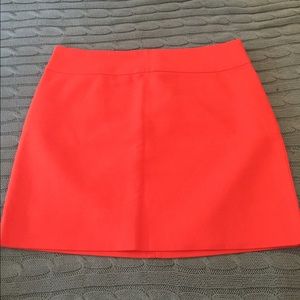 J Crew Orange Skirt