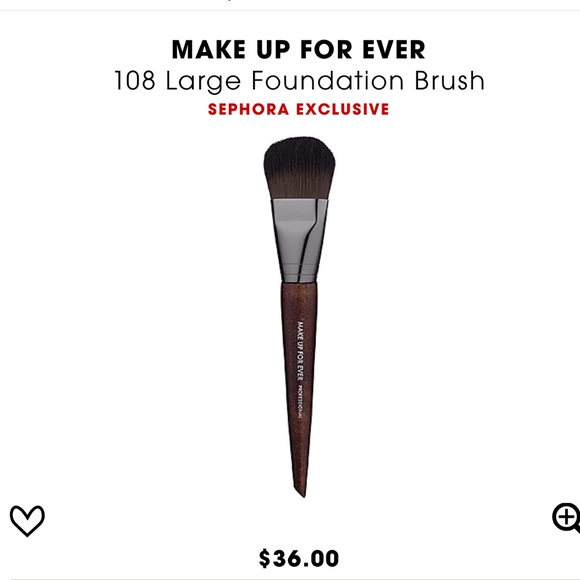 Makeup forever large foundation brush