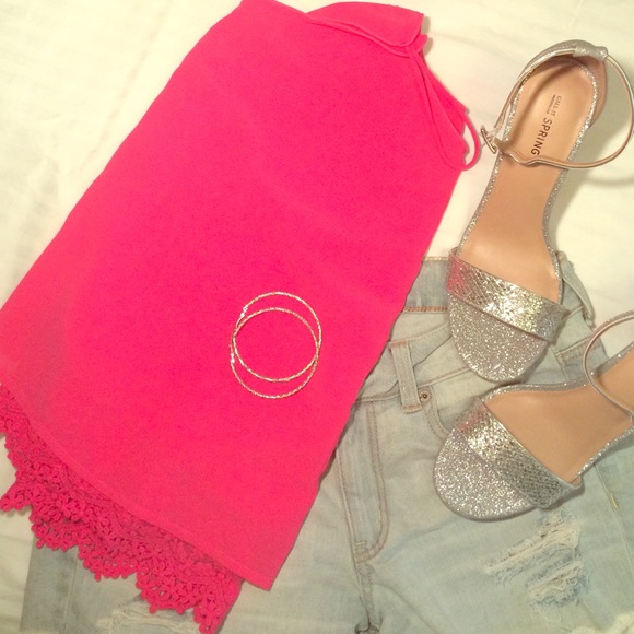 Hot pink vest