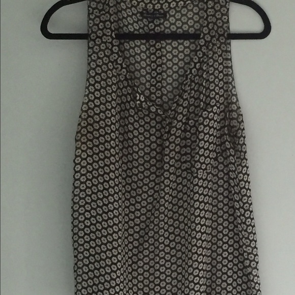 Madewell Broadway and Broome Black Sheer Shell
