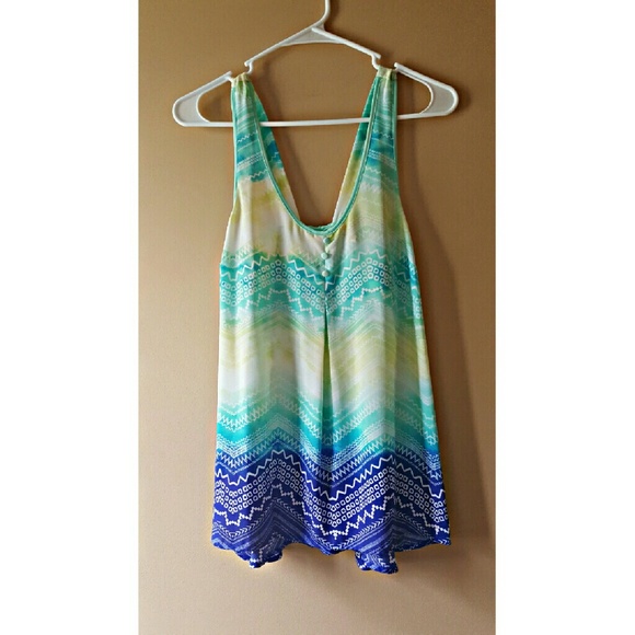 Flowy multicolor tank top