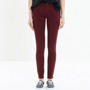 Madewell skinny skinny sateen jeans