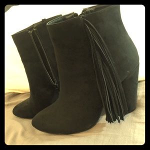 Black ankle boots