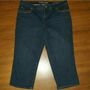 Sonoma Life Style modern fit capri jeans size 16