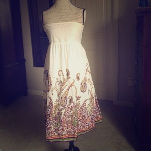Strapless sundress