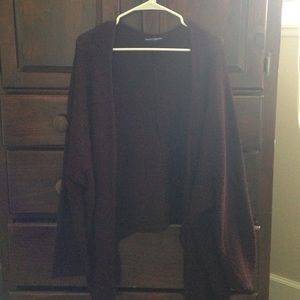 Brandy Melville slouchy burgundy cardigan