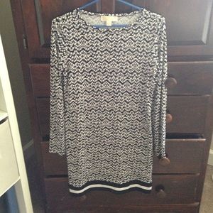 Price down! Michael Kors black and white tunic