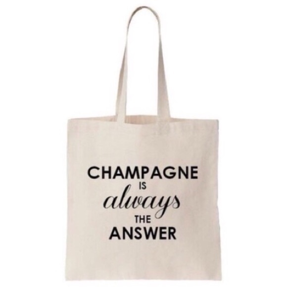 T&J Designs Handbags - ▪️FINAL SALE▪ ️Champagne Is Always The Answer Tote