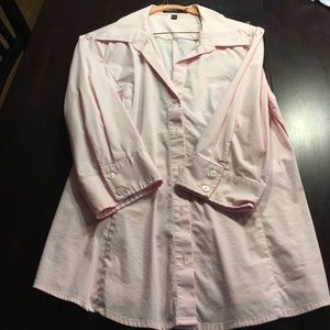 Express button down blouse