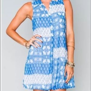 show me your MuMu kristy collared dress large