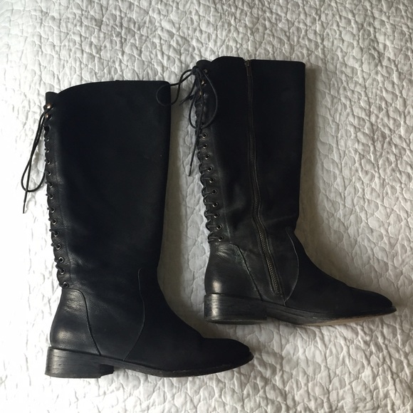 🚨FC🚨Joie "Slow Ride" Tall Lace Up Boot - Picture 3 of 4