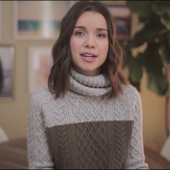 Madewell Cityblock turtleneck in colorblock