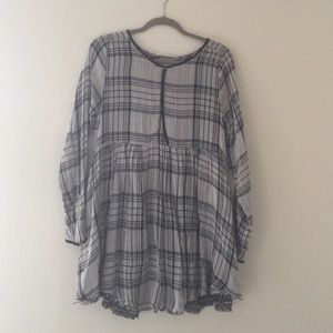 Free People Long-Sleeved Tunic Dress (M)