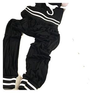 I love Chelsea black and white hooded jumper