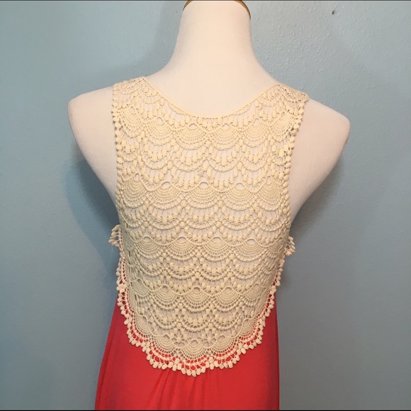 Knit Dress w/ Crochet Back Detail - Picture 2 of 4