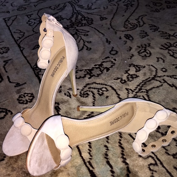 Suede Spring Heels - Picture 3 of 4