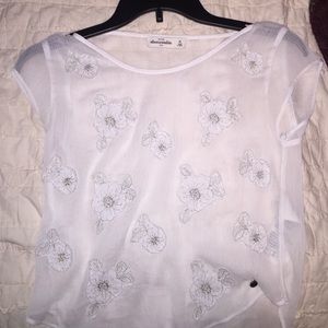 Abercrombie kids sheer top