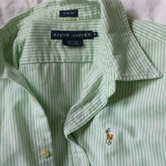 Ralph Lauren Pin Stripe Button Down