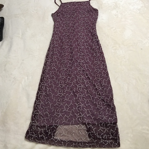Purple Spaghetti Strap dress
