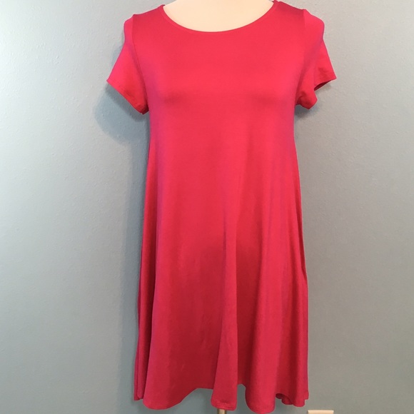 Fuchsia Tee Dress - Picture 2 of 3