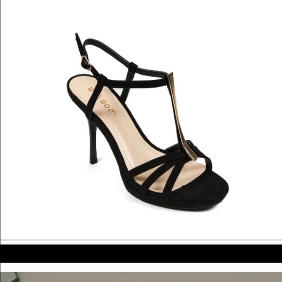 Bamboo Shoes - Black heeled sandal
