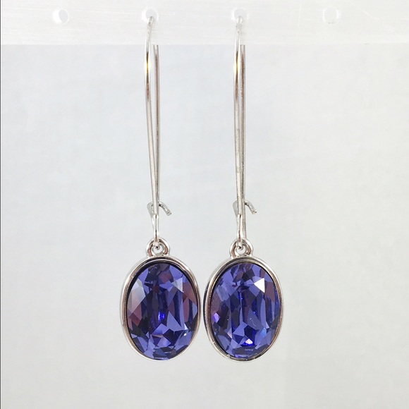 Long earrings with Swarovski Crystal