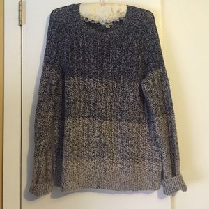 Blue and beige sweater, never worn.