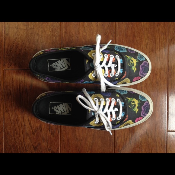 Vans Neon Floral Slim Authentics
