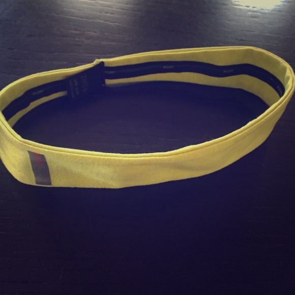 Zella headband--neon yellow