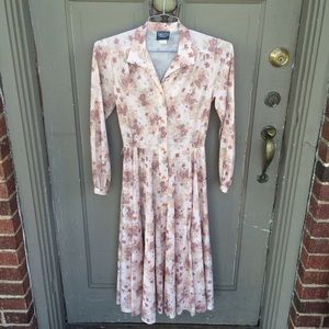 Retro 1970s Butterfly Dress